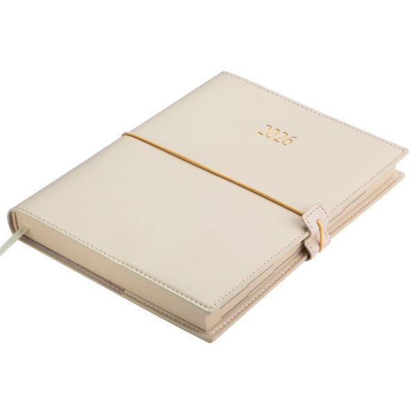Щоденник PANDORA А5 на 2026 рік бежевий