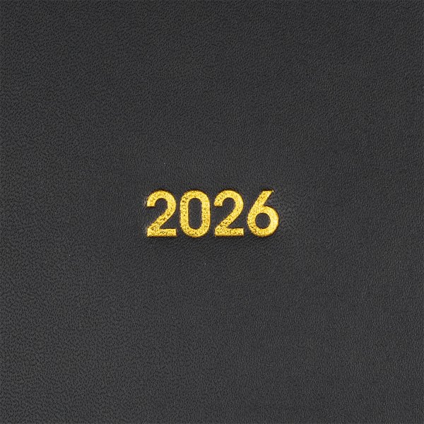 Щоденник BASE А5 на 2026 рік чорний