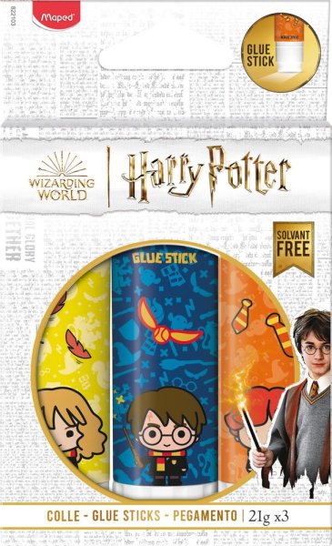 Клей-карандаш HARRY POTTER 21гр, 3шт/уп