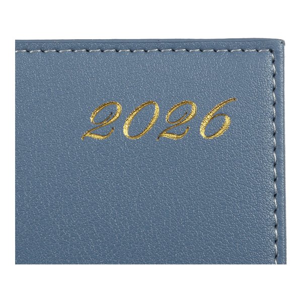 Щоденник NUDE А5 на 2026 рік світло-синій