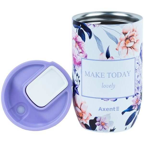 Термокружка Axent Violet Whispers, 350 мл