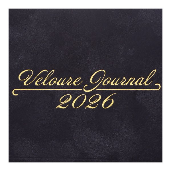 Щоденник VELOUR А5 на 2026 рік чорний