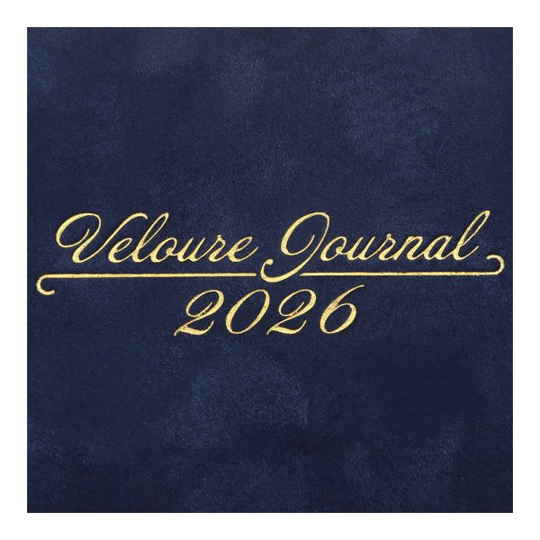 Щоденник VELOUR А5 на 2026 рік синій