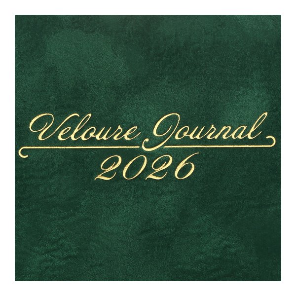 Щоденник VELOUR А5 на 2026 рік зелений
