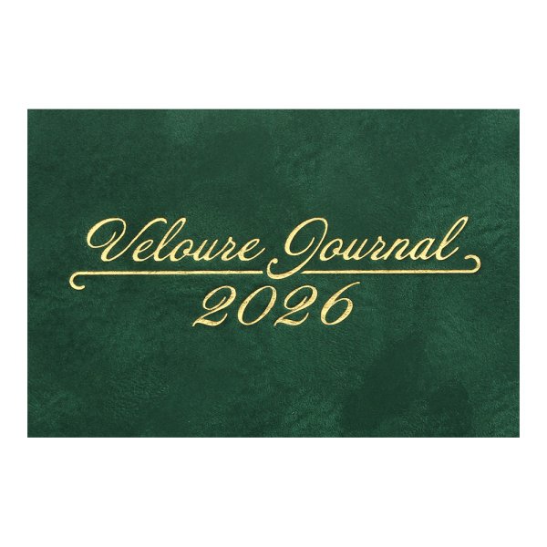 Щотижневик VELOUR А5 на 2026 рік зелений