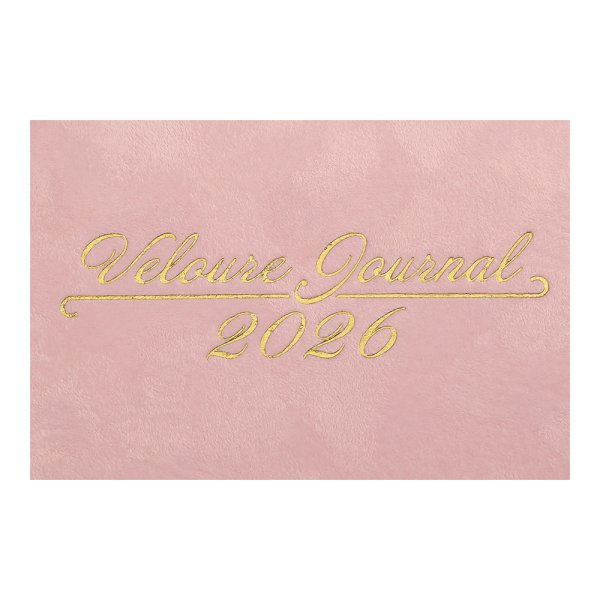 Щотижневик VELOUR А5 на 2026 рік рожевий