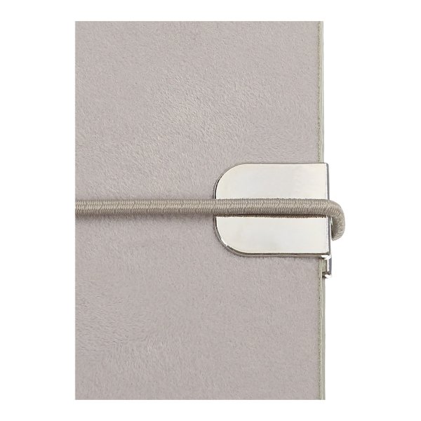 Еженедельник карманный на 2026 год, 85х153мм, VELOUR светло-серый
