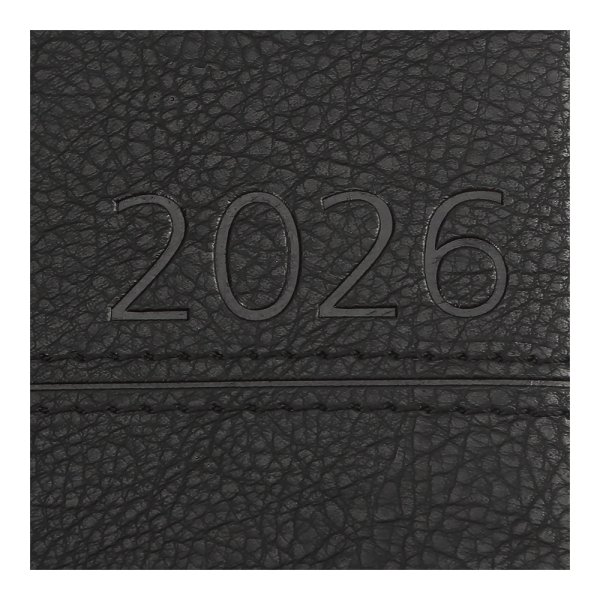 Щотижневик кишеньковий на 2026 рік, 85х153мм, ORION чорний