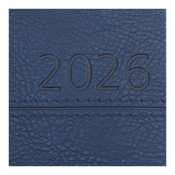 Щотижневик кишеньковий на 2026 рік, 85х153мм, ORION синій