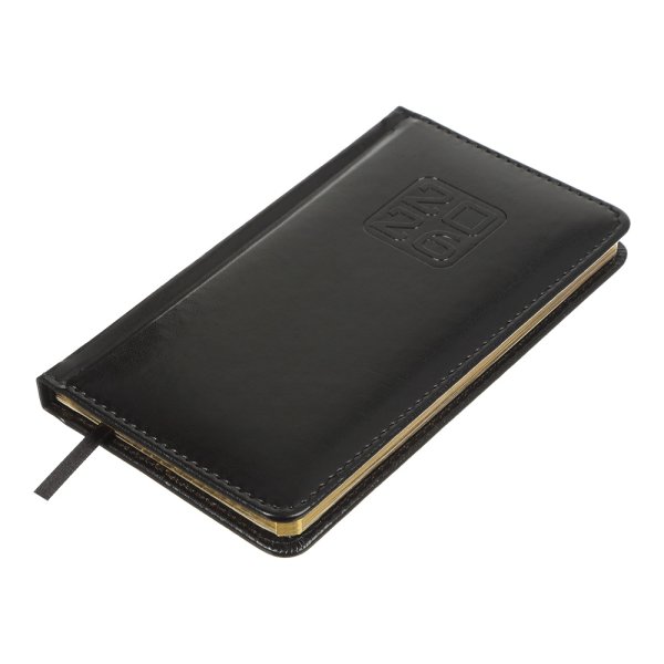 Щотижневик кишеньковий на 2026 рік, 85х153мм, BRAVO чорний