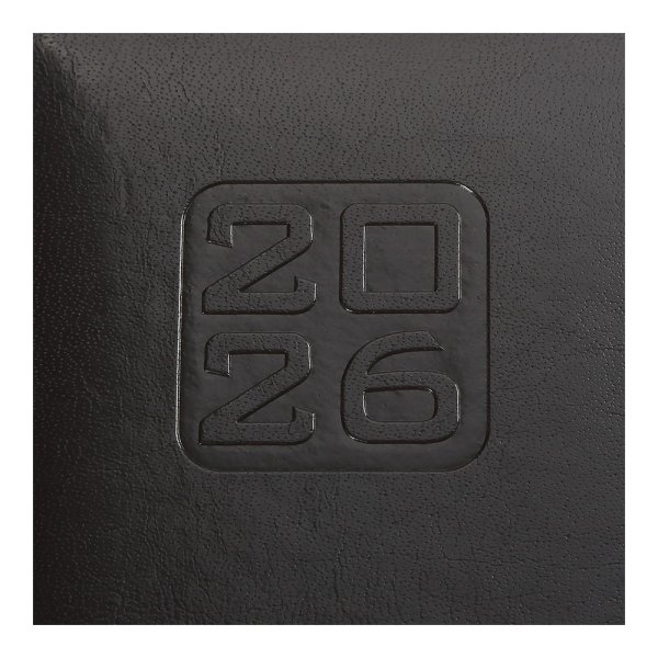 Щотижневик кишеньковий на 2026 рік, 85х153мм, BRAVO чорний