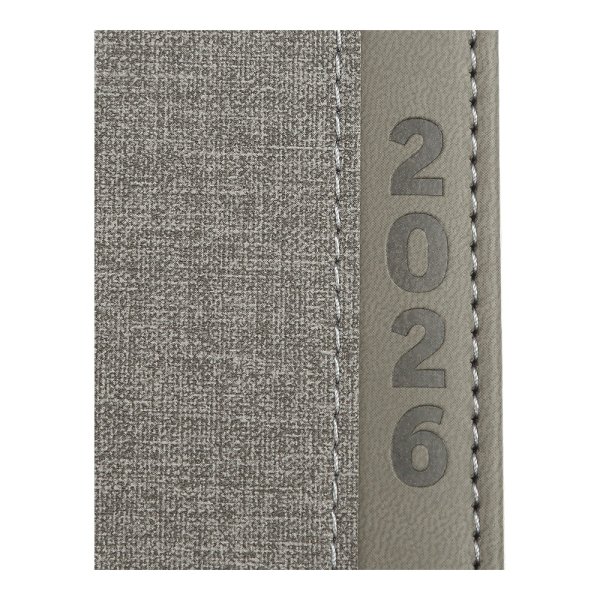 Еженедельник карманный на 2026 год, 85х153мм, LIGA серый