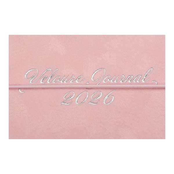 Щотижневик кишеньковий на 2026 рік, 153х87мм, VELOUR рожевий