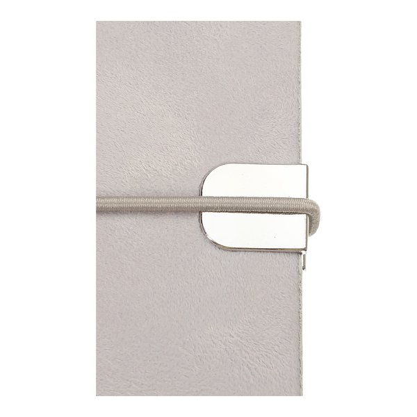 Щотижневик кишеньковий на 2026 рік, 153х87мм, VELOUR світло-сірий