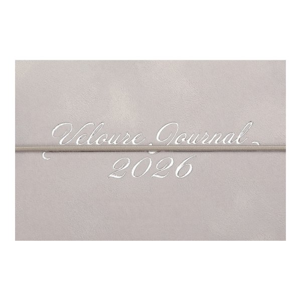 Щотижневик кишеньковий на 2026 рік, 153х87мм, VELOUR світло-сірий