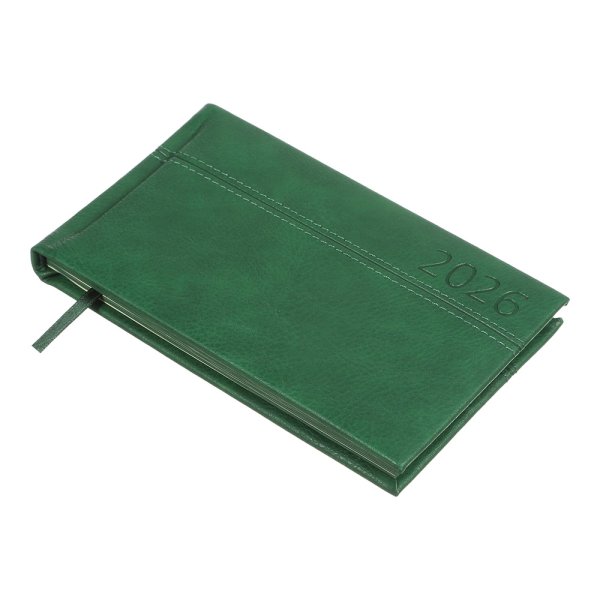 Еженедельник карманный на 2026 год, 153х87мм, ORION зеленый