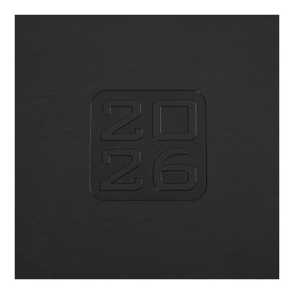 Щотижневик BRAVO А4 на 2026 рік чорний 