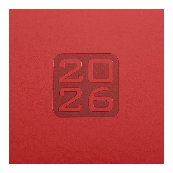 Щотижневик BRAVO А4 на 2026 рік червоний