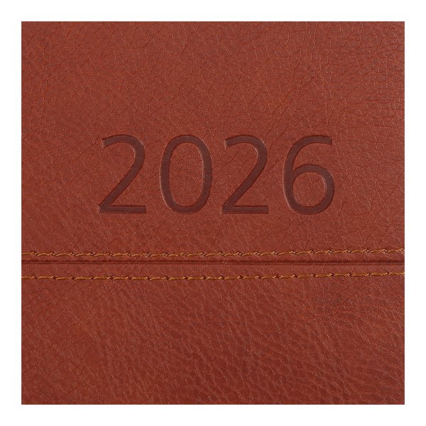 Щотижневик ORION А4 на 2026 рік світло-коричневий