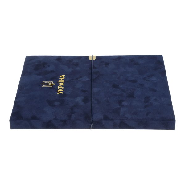 Щоденник PATRIOT VELOUR А4 на 2026 рік синій