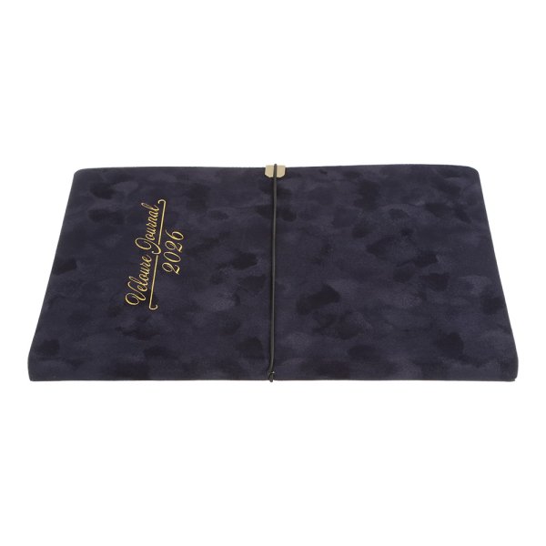 Щоденник VELOUR А4 на 2026 рік чорний