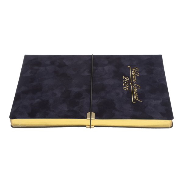 Щоденник VELOUR А4 на 2026 рік чорний