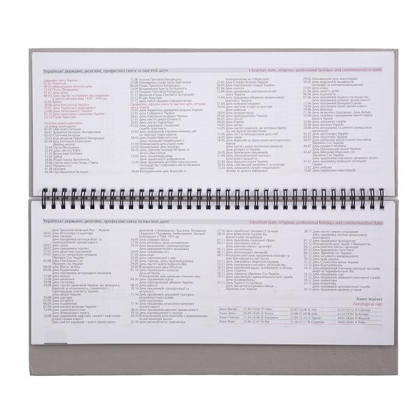 Планінг на 2026 рік PARALLEL чорний