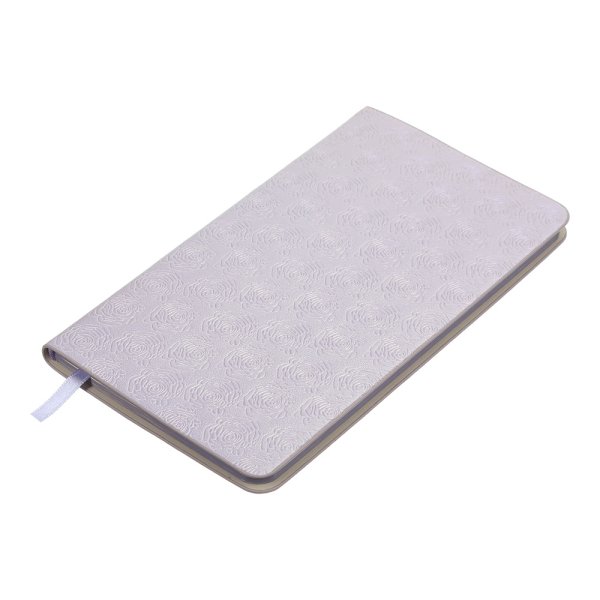 Щотижневик кишеньковий на 2026 рік, 85х153мм, BLOOM срібний