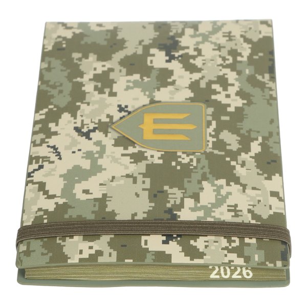 Еженедельник карманный на 2026 год, 153х87мм, MILITARY зеленый