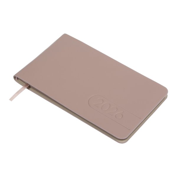 Щотижневик кишеньковий на 2026 рік, 153х87мм, LIGHT MORANDI какао