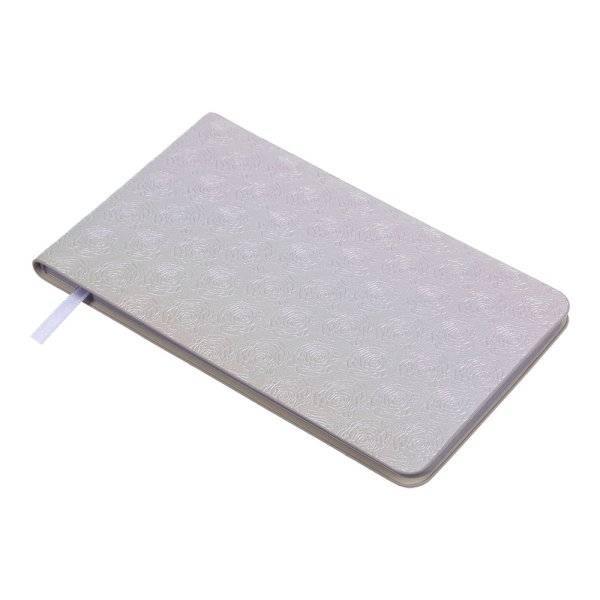 Щотижневик кишеньковий на 2026 рік, 153х87мм, BLOOM срібний