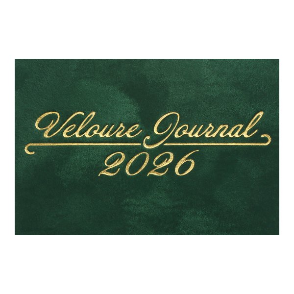 Щоденник VELOUR А6 на 2026 рік зелений
