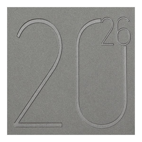 Щоденник STEEL А6 на 2026 рік срібний