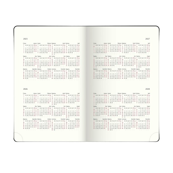 Ежедневник POWERFUL А6 на 2026 год темно-синий