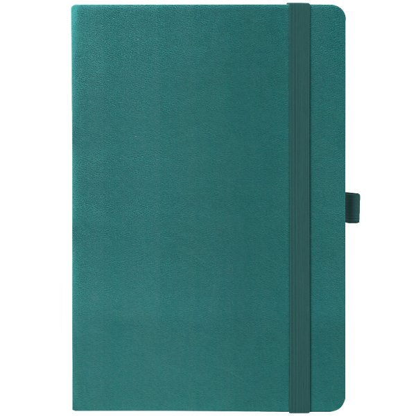 Книга записна Partner Prime А5, клітинка, лазурний