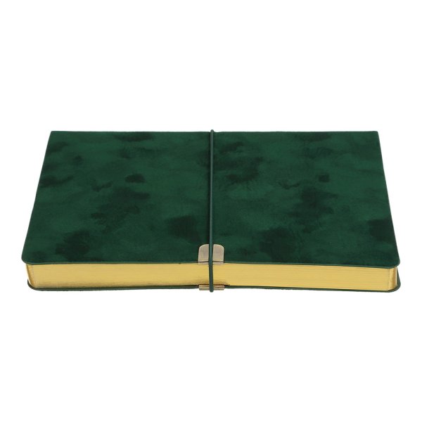 Ежедневник А5 недатированный VELOUR зеленый