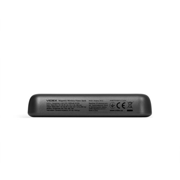 Повербанк з бездротовою зарядкою 10000mAh VIDEX VPB-W102 PD20W