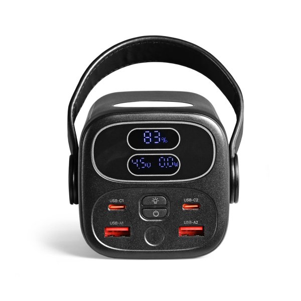 Повербанк 40000mAh TITANUM WC40 PD65W Black