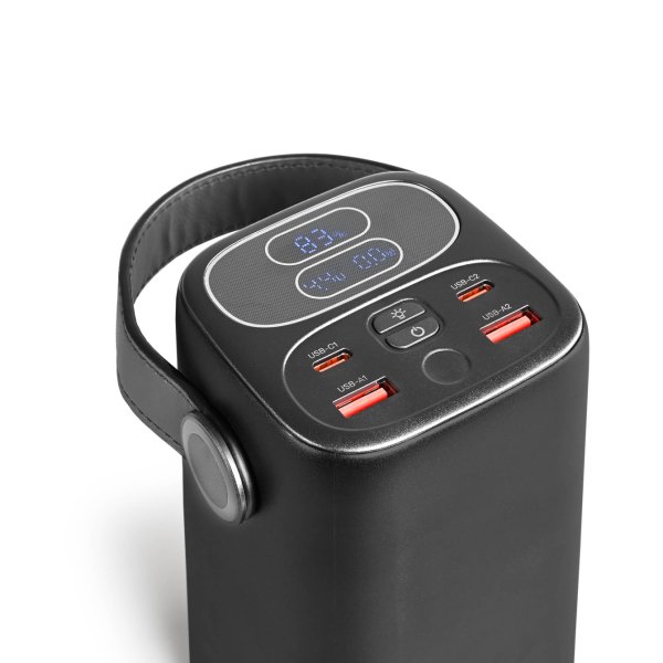 Повербанк 40000mAh TITANUM WC40 PD65W Black