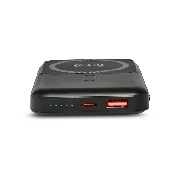 Повербанк з бездротовою зарядкою 10000mAh TITANUM MA02 22.5W Black