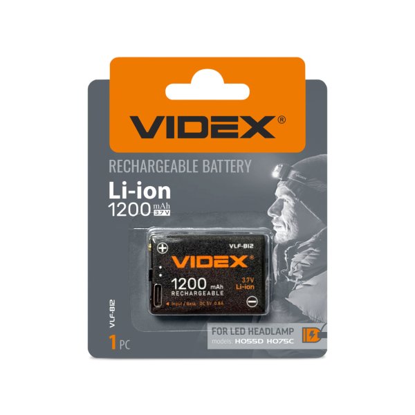 Аккумулятор Videx Li-ion VLF-B12 (защита) 1200mAh