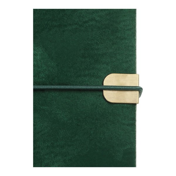 Ежедневник А5 недатированный VELOUR зеленый