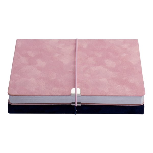 Ежедневник А5 недатированный VELOUR розовый