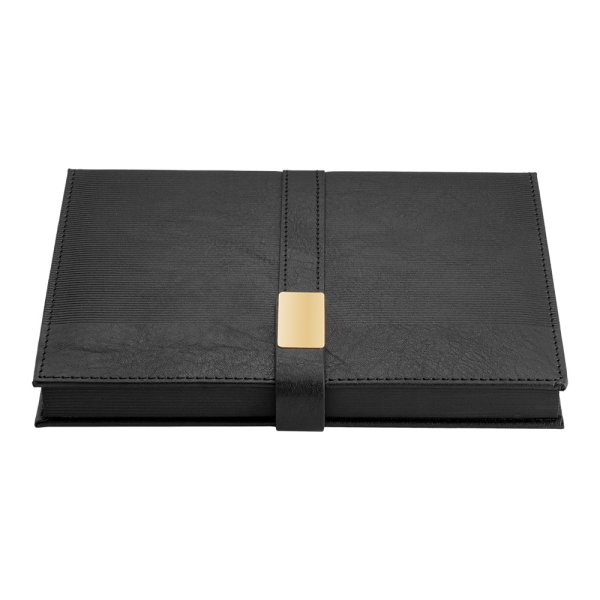 Ежедневник А5 недатированный LEROY черный