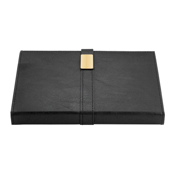 Ежедневник А5 недатированный LEROY черный