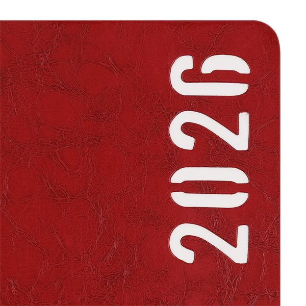 Щоденник MIND А5 на 2026 рік червоний