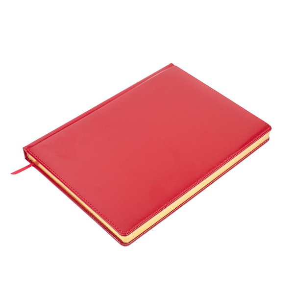 Щоденник А4 недатований BRAVO червоний