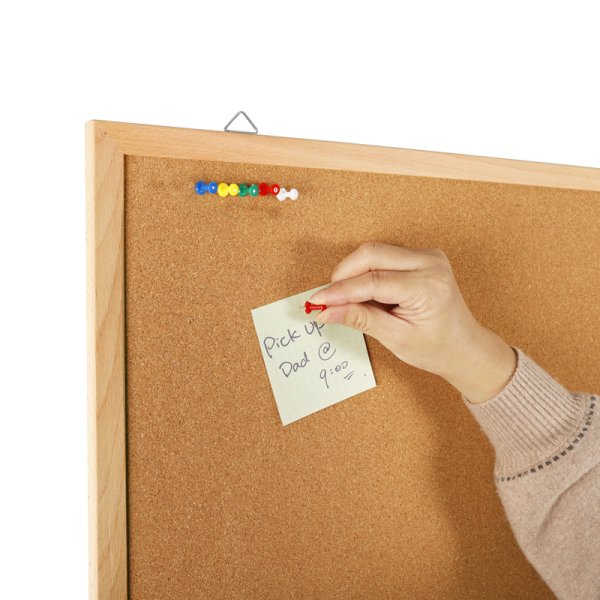 Доска пробковая в деревянной рамке Axent 45х60см