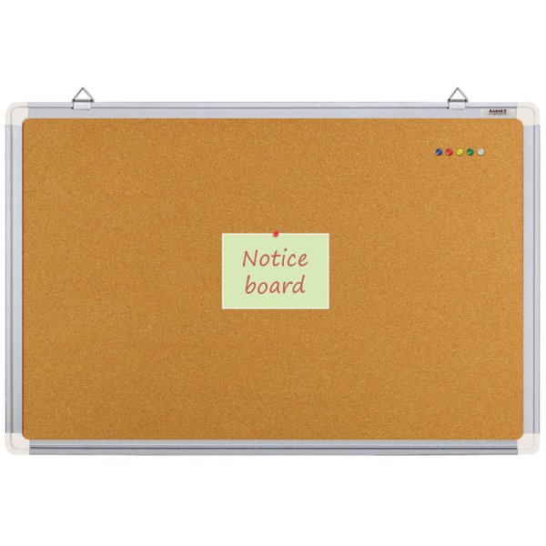 Доска пробковая в алюминиевой рамке Axent 60х90см