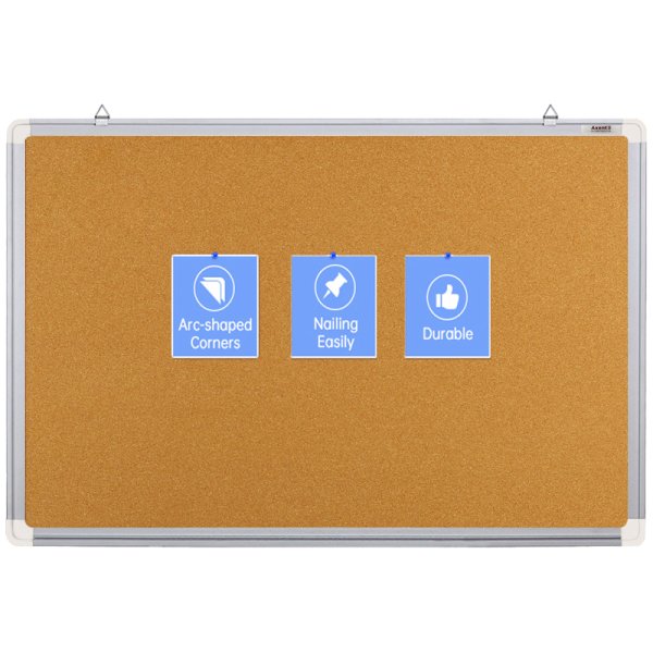 Доска пробковая в алюминиевой рамке Axent 90х120см